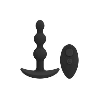 A-Play - SHAKER - Silicone Anal Plug with Remote - Black
