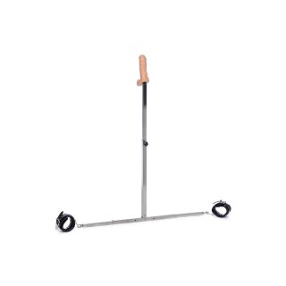 Master Series Squat Anal Impaler with Spreader Bar and Cuffs