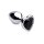 BS Black Heart Gem  Anal Plug - Small