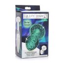 Glow-In-The-Dark Glass Anal Plug - Large