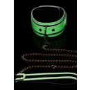 Master Series Kink in the Dark Glowing Collar & Leash