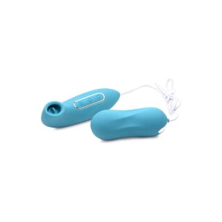 Entwined 3X Thumping Egg & Licking Clit Stimulator