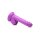 POP 6.5" Dildo with Balls - Purple