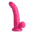POP Dildo with Balls - Pink 19cm