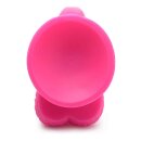 POP Dildo with Balls - Pink 19cm