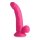 POP Dildo with Balls - Pink 19cm