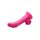 POP Dildo with Balls - Pink 19cm