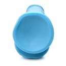 POP Dildo with Balls - Blue 21cm