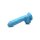 POP Dildo with Balls - Blue 21cm