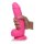 POP 8.25" Dildo with Balls - Pink