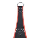Leather Sling with Red Piping - 5 Points - Black