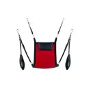 Rectangular canvas sling - 4 points - Full set - Red