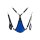 Triangle canvas sling - 3 or 4 points - Full set - Blue