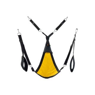 Triangle canvas sling - 3 or 4 points - Full set - Yellow