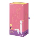 Double Wand-er Wand Vibrator - White