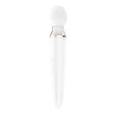 Double Wand-er Wand Vibrator - White