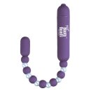 PowerBullet Mega Booty Beads with 7 Functions Violet