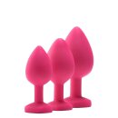 Flirts Anal Training Kit Gem Stone Pink