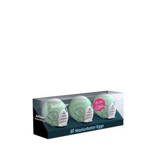 Satisfyer Masturbator Egg 3er Set Riffle