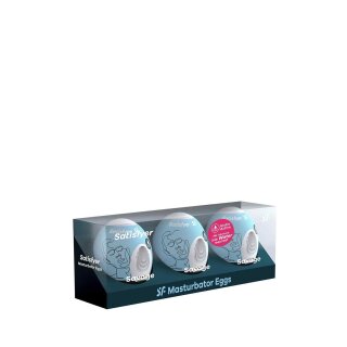 Satisfyer Masturbator Egg 3er Set Savage