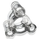 Oxballs HEAVY SQUEEZE Weighted Ballstretcher - Clear