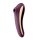 Satisfyer Dual Kiss Insertable Air Pulse Vibrator Wine Red