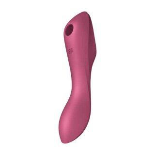 Satisfyer Curvy Trinity 3 Insertable Air Pulse Vibrator Red