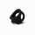Liquid Silicone Cock Chute Black