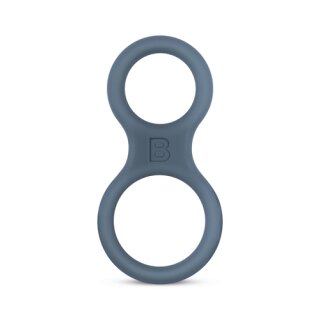 Siliconen Cockring and Ballstretcher Grey