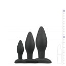 Black Silicone Buttplug Set