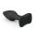 Small Black Silicone Buttplug 2,8 cm