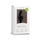 Black Buttplug With Pull Ring Medium 3,5 cm