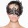Metal Mask Asymmetrical Black
