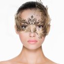 Metal Mask Asymmetrical Gold