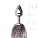 Fox Tail Plug No. 5 Silver 2,7 cm