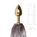 Fox Tail Plug No. 5 Gold 2,7 cm