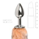Fox Tail Plug No. 7 Silver 2,7 cm