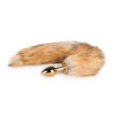 Fox Tail Plug No. 1 Gold 2,7 cm