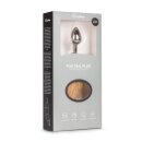 Fox Tail Plug No. 2 Silver 3,4 cm