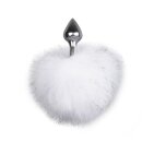 Bunny Tail Plug No. 1 Silver/White 2,8 cm