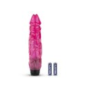Jelly Supreme Realistic Vibrator Pink/Glitter