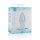 Clear Glass Buttplug 4 cm