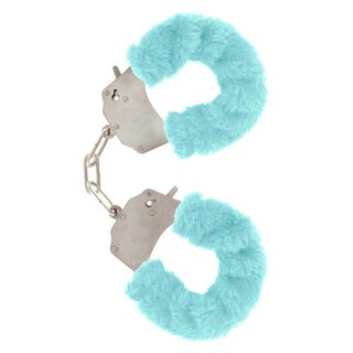Furry Fun Cuffs Aqua