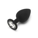 Diamond Booty Jewel Large Black 4 cm