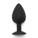Diamond Booty Jewel Large Black 4 cm