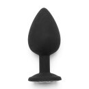 Diamond Booty Jewel Large Black 4,5 cm