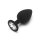Diamond Booty Jewel Large Black 4 cm
