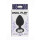 Diamond Booty Jewel Large Black 4 cm