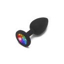 Rainbow Booty Jewel Small Black
