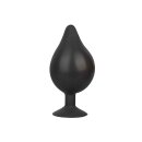 XL Silicone Inflatable Plug Black